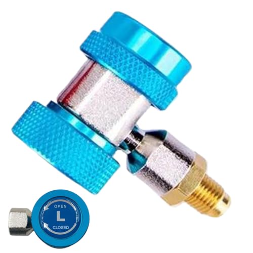 Monozoz R134A Adapter, AC R134A Adapterbeschläge, Schnellverbinder, auslaufsicher, hocheffizient, präziser Stecker für Auto, Wohnmobil, mit einfacher Installation und Leistung von Monozoz