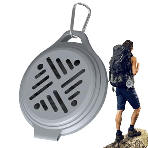 Monozoz Räucherstäbchenhalter für den Außenbereich – Silikon-Fliegenabwehr-Rack | Tragbarer Räucherstäbchenhalter Fliegenschreck mit Karabiner für Camping, Angeln, Wandern, Picknick von Monozoz