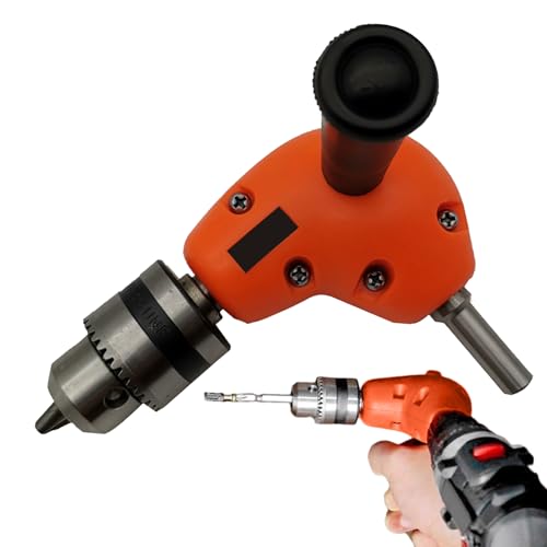 Monozoz Rechtwinklige elektrische Bohrmaschine, 90 Grad Elektrischer Bohrmaschinen-Adapter, Bohreckengerät, Schmalraum-Reparaturwerkzeug für enge Räume von Monozoz