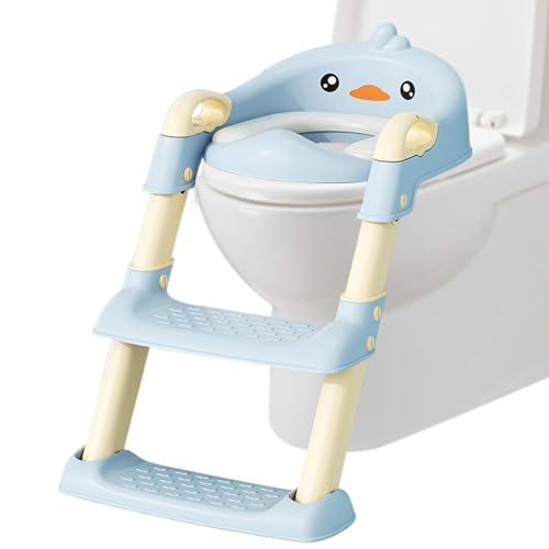 Monozoz Rutschfester Töpfchentrainingssitz – faltbarer Töpfchensitz für Kinder, ergonomische Toilettenleiter, niedliches Ruheraum-Zubehör für Badezimmer, Reisen, Hotel Monozoz Rutschfester Töpfchentrainingssitz – faltbarer Töpfchensitz für Kinder, ergonomische Toilettenleiter, niedliches Ruheraum-Zubehör für Badezimmer, Reisen, Hotel von Monozoz
