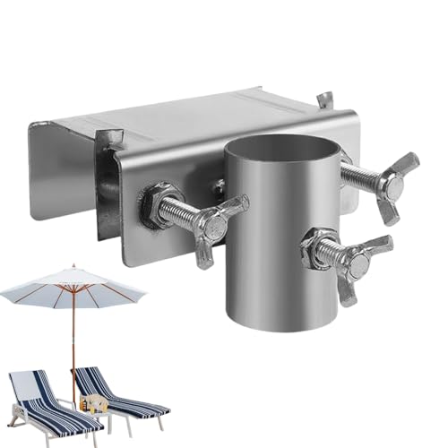 Monozoz Schirmhalter für Deckgeländer | Terrassenschirmhalter für Deckgeländer | Verstellbare Stangenständer Clip Halterung Basis für Pool Grill Strand Balkon Angeln Rasen Camping Monozoz Schirmhalter für Deckgeländer | Terrassenschirmhalter für Deckgeländer | Verstellbare Stangenständer Clip Halterung Basis für Pool Grill Strand Balkon Angeln Rasen Camping von Monozoz