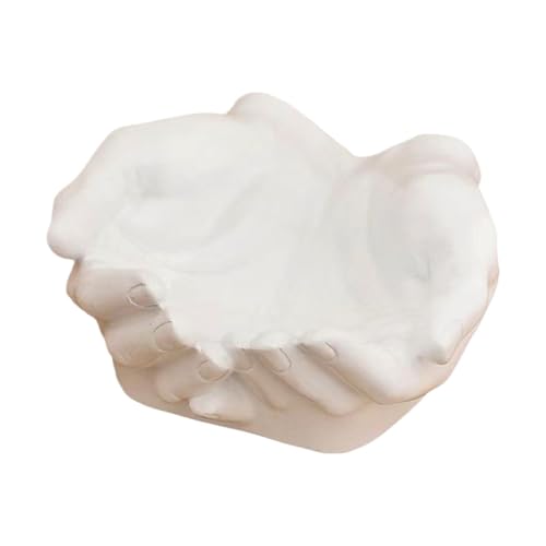 Monozoz Schmuckschale aus Kunstharz, doppelte Hände, Schlüsselablage, für Eingangsbereich, Schmuck, Halsketten, Ohrringe und Ringe, Organizer-Skulptur für Wohnzimmer Monozoz Schmuckschale aus Kunstharz, doppelte Hände, Schlüsselablage, für Eingangsbereich, Schmuck, Halsketten, Ohrringe und Ringe, Organizer-Skulptur für Wohnzimmer von Monozoz