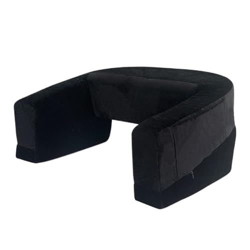 Monozoz Schoß-Schreibtischkissen, Studierkissen mit Seitentasche – ergonomisches Kissen für Erwachsene, Arbeit, Arbeitszimmer, Bett, Sofa, Boden, Wohnheim, Wohnzimmer, Schlafzimmer von Monozoz