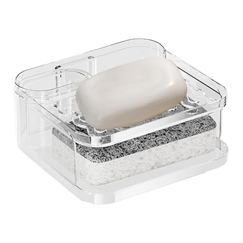 Monozoz Seifenhalter für Badezimmer, doppellagig, Seifenschale, Wandmontage, wasserdicht, Badezimmer-Organizer mit , kein Bohren, Seifenhalter für Badezimmer Monozoz Seifenhalter für Badezimmer, doppellagig, Seifenschale, Wandmontage, wasserdicht, Badezimmer-Organizer mit , kein Bohren, Seifenhalter für Badezimmer von Monozoz