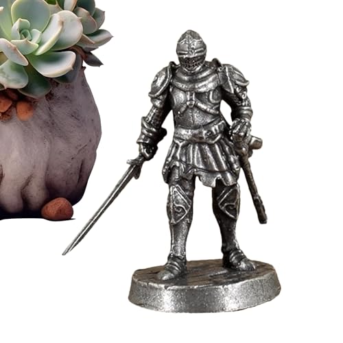 Monozoz Statue Decor | Krieger Schreibtisch Skulptur | Kreatives Desktop-Modell Spielzeug Heimdekoration für Display Balkon Nachttisch Garten Schlafzimmer Bücherregale Schränke Eingang Urlaub von Monozoz