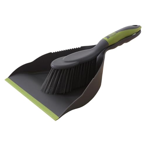 Monozoz Staubbesen- und Pfannen-Set, Schrank-Müll-Reinigungsset, kompakte Bürste und Kehrschaufel, ideal für Zuhause, Badezimmer, Küche Monozoz Staubbesen- und Pfannen-Set, Schrank-Müll-Reinigungsset, kompakte Bürste und Kehrschaufel, ideal für Zuhause, Badezimmer, Küche von Monozoz
