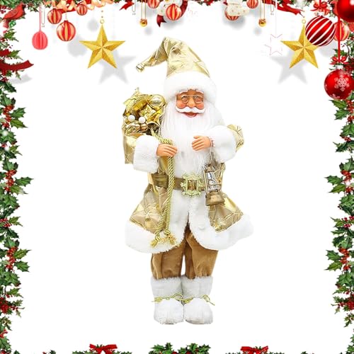 Monozoz Stehender Weihnachtsmann Weihnachtsfigur | Weihnachts-Sammelfigur | 45,7 cm Dekorationen Sammelfigur für Zuhause, , Desktop, Kamin Monozoz Stehender Weihnachtsmann Weihnachtsfigur | Weihnachts-Sammelfigur | 45,7 cm Dekorationen Sammelfigur für Zuhause, , Desktop, Kamin von Monozoz