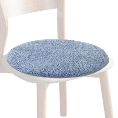 Monozoz Stuhl-Sitzkissen, rund, waschbar, wiederverwendbare Sitzmatte für Stuhl, Innenstuhlkissen für Sofas, Autositz, Akzentstühle, Schminkstühle von Monozoz