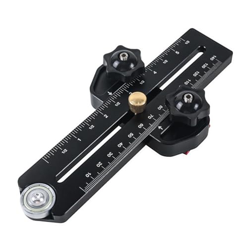Monozoz Thin Rip Tischsägenvorrichtung | Dünne Rip Guide | Stabile Dünne Rip Jig Tischsäge Jig Führung Multifunktional für Tischsäge Router Tisch von Monozoz