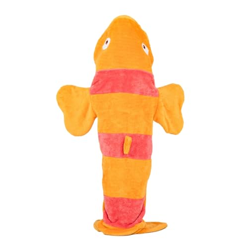 Monozoz Tier-Kapuzendecke – Tier-Fisch-Cartoon-Decke mit Kapuze, Winter, Herbst, warme Kleidung, Heimkleidung, Schlafsack für Kino, Rollenspiele, Ausruhen von Monozoz