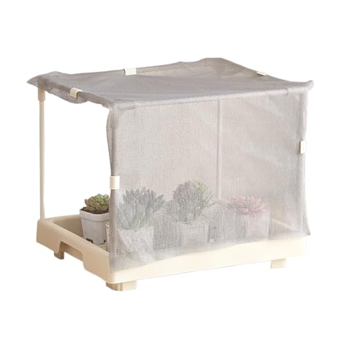 Monozoz Tragbares Gewächshaus - Gewächshausregale | Winterschutz Urban Farming Tool für Wohnung Terrasse Hinterhof Gartenarbeit von Monozoz