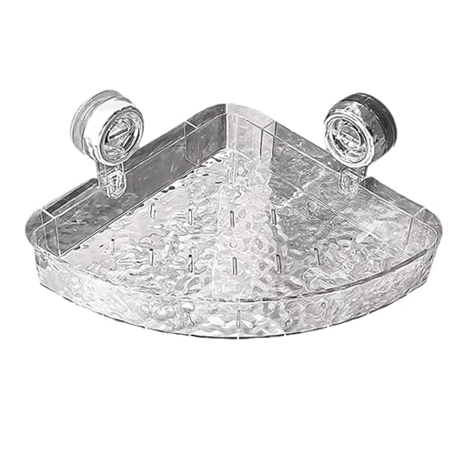 Monozoz Vakuum Dusche Cad dy Saugnapf ohne Bohren Saugnapf Duschablage Duschregal Duschregal Fre e Lagerregal Badezimmer Lagerregal für Dusche ohne Bohren Duschkorb von Monozoz