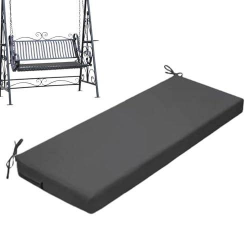 Monozoz Veranda-Bankkissen, wasserdichtes Outdoor-Bankkissen, rutschfestes Schaukelpolster, lichtbeständiges Sofakissen, Liege-Ersatz für Veranda-Sofa von Monozoz