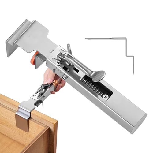 Monozoz Verstellbare Schubladenbefestigungsklemme – Schubladen-Installations-Befestigungsclips Stabilisator – Front-Installationsklemmen für Haushaltstische, Schreibtische von Monozoz