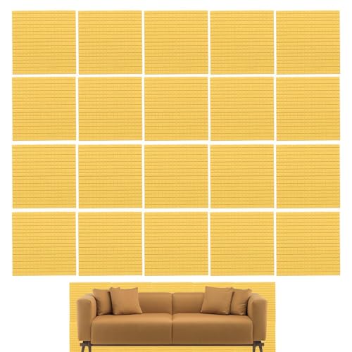 Monozoz Wandtapete für Wand, Schaumstoff-Ziegelstein-Tapete, Wandpaneel – entfernbar, selbstklebend, strukturierte Wanddekoration, abziehen und aufkleben, wasserdicht, Haushaltsgeräte für Schlafzimmer von Monozoz