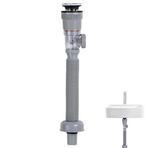 Monozoz Waschbeckenablauf-Set, Abflussrohr, P-Trap-Rohr, Anti-Verstopfung, auslaufsicher, geruchshemmend, Ablaufrohr, Küchenspüle, Ablauf-Set für Badezimmer, Küche Monozoz Waschbeckenablauf-Set, Abflussrohr, P-Trap-Rohr, Anti-Verstopfung, auslaufsicher, geruchshemmend, Ablaufrohr, Küchenspüle, Ablauf-Set für Badezimmer, Küche von Monozoz