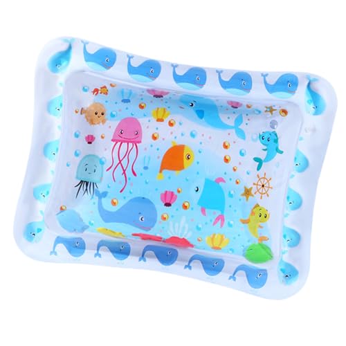 Monozoz Wassersensorische Matte, faltbare Katzen-Wasserspielmatte, aufblasbares Krabbelkissen, verdicktes Haustierzubehör zum Schlafen für alle Altersgruppen, heißes Wetter, drinnen und draußen Monozoz Wassersensorische Matte, faltbare Katzen-Wasserspielmatte, aufblasbares Krabbelkissen, verdicktes Haustierzubehör zum Schlafen für alle Altersgruppen, heißes Wetter, drinnen und draußen von Monozoz