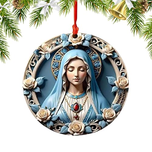Monozoz Weihnachtsbaumschmuck | Weihnachtsdekoration für den Innenbereich, runde Heimdekoration, schöne Heimdekoration, dekorative Ornamente für Wohnzimmer, Schlafzimmer von Monozoz