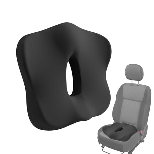 Weiche Stuhlkissen, Steißbeinkissen, Sitzkissen für Bürostuhl, Me Mory Schaumstoff-Steißbein-Pa in ef-Kissen für Rückenstütze, rutschfestes Sitzkissen, rutschfestes Design, Hüftstützkissen von Monozoz