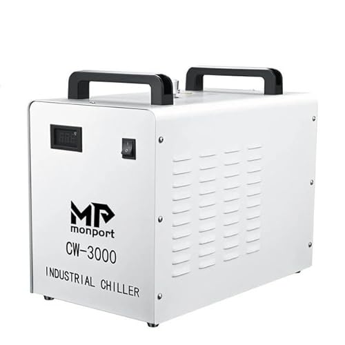 Monport Wasserkühler CW3000 Industrieller Wasserkühler & Chiller 9L Water Cooling Tank 0.6hp 2.4Gal/min Wasserkühlung für co2 Laser zum Kühlen von CO2 Laserröhre für 40W Lasergravierer Monport Wasserkühler CW3000 Industrieller Wasserkühler & Chiller 9L Water Cooling Tank 0.6hp 2.4Gal/min Wasserkühlung für co2 Laser zum Kühlen von CO2 Laserröhre für 40W Lasergravierer von Monport