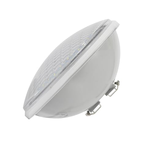 Monsing LED Schwimmbadleuchten PAR56 40W LED Poolbeleuchtung Einhänge Unterwasser ersatz 300W Halogen Scheinwerfer DC/AC 12V Warmweiß 3000K von Monsing