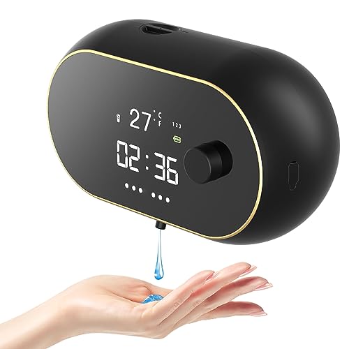 Seifenspender Automatisch Wandbefestigung Mit Sensor No Touch Seifenspender Soap Dispenser Automatic Elektrische Kunststoff Seifenspender FüR Bad,KüChe,BüRo Schwarz von Monstake