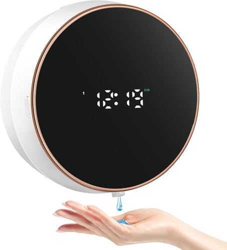 Seifenspender Automatisch Wandbefestigung Mit Sensor No Touch Seifenspender Soap Dispenser Automatic Elektrische Kunststoff Seifenspender FüR Bad,KüChe,BüRo Weiß von Monstake
