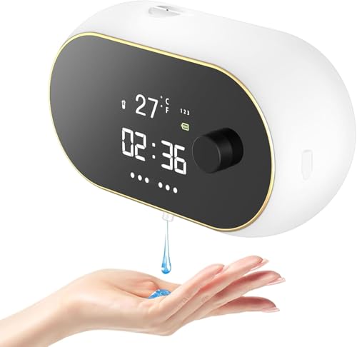 Seifenspender Automatisch Wandbefestigung Mit Sensor No Touch Seifenspender Soap Dispenser Automatic Elektrische Kunststoff Seifenspender FüR Bad,KüChe,BüRo Weiß von Monstake