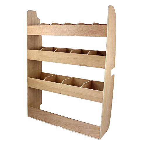 Monster Racking Transit Lieferwagen Werkstattwagen Sortiersystem Werkzeugaufbewahrung Kfz Regal Holzregal Autoregal Werkstatt Lieferwagen Transporter 102cm x 30cm x 136cm von Monster Racking