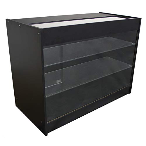 Vape Shop K1200 Glasregal, für Vitrinen, abschließbar, Schwarz Vape Shop K1200 Glasregal, für Vitrinen, abschließbar, Schwarz von Monster Shop