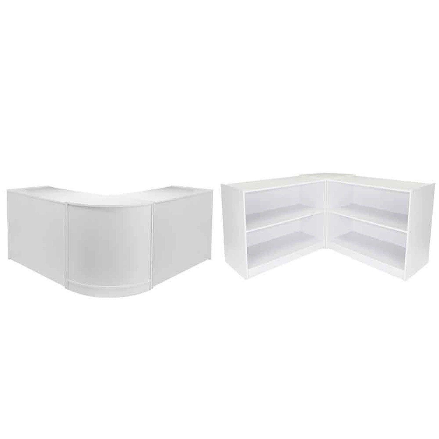 MonsterShop Zodiac Ladenmöbel Thekenset in Brilliant-Weiß von Monstershop