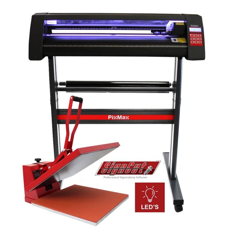 Monstershop 720mm LED Schneideplotter 50cm Transferpresse & Software von Monstershop