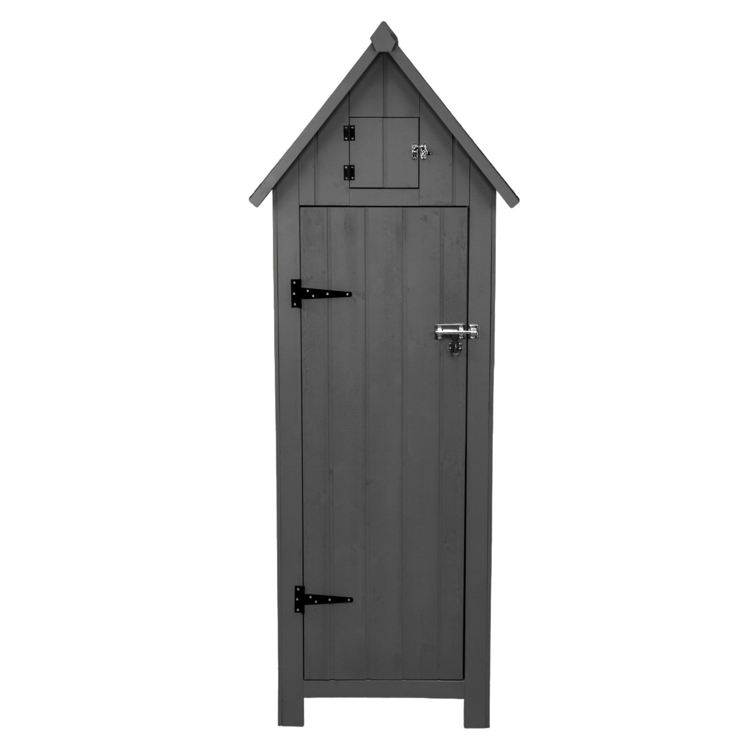Monstershop Gartenschrank aus Holz Grau Monstershop Gartenschrank aus Holz – Grau von Monstershop