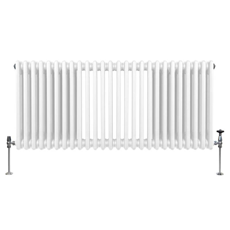 Monstershop Traditioneller 3 Spalten Heizkörper 600 x 1192 mm Weiß von Monstershop