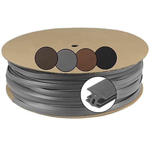 Montafox Fugendichtband Fugenband 25 m 50 m 100 m Breite 5-7 mm 7,5-10 mm Terrassenfugenband Fugendichtung Terrassendielen WPC Holz Stein Terasse Balkon, 5-7 mm/100 m/Grau von Montafox