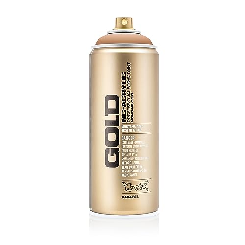 Montana Cans 284175 Spray Dose Gold, Gld400, 1440, 400 ml, Toffee von Montana