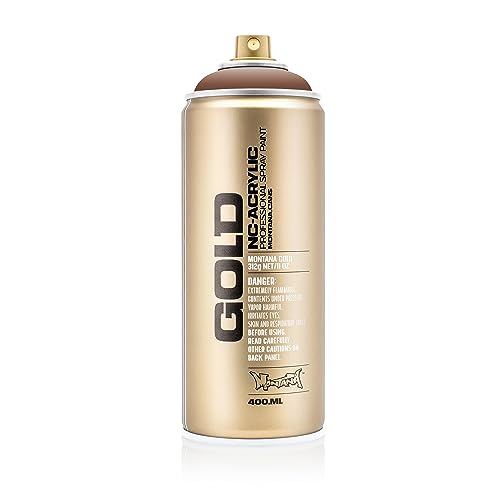 Montana Cans 284182 Spray Dose Gold, Gld400, 1450, 400 ml, Hot Chocolate von Montana