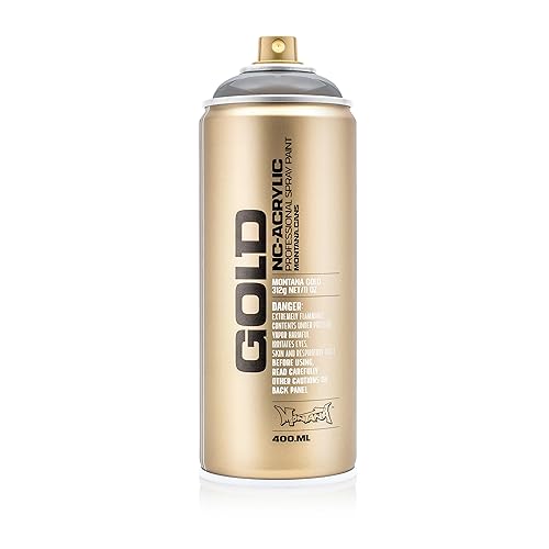 Montana Cans 285899 Spray Dose Gold 400ml - Gld400-T9000 - Transparent black von Montana