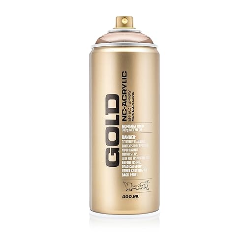Montana Cans 285936 Spray Dose Gold, Gld400, m2000, 400 ml, Copperchrome von Montana
