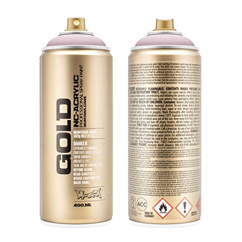Montana Cans Montana Spray Dose Gold 400ml, Gld400-4000-Babyskin, 400 ml (1er Pack), 400 von Montana