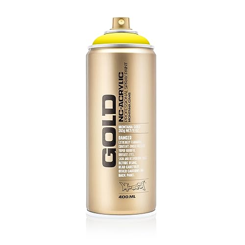 Montana Spray Dose Gold 400ml, Gld400-p1000-100% Yellow, 400 von Montana