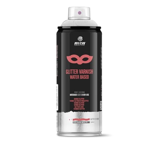 Montana Colors MTN Pro Barniz Glitter Plata 400 ml Acryl Glitterlack Hochglanz für Metall, Kunststoff, Holz, Polystyrol Montana Colors MTN Pro Barniz Glitter Plata 400 ml Acryl Glitterlack Hochglanz für Metall, Kunststoff, Holz, Polystyrol von Montana Colors
