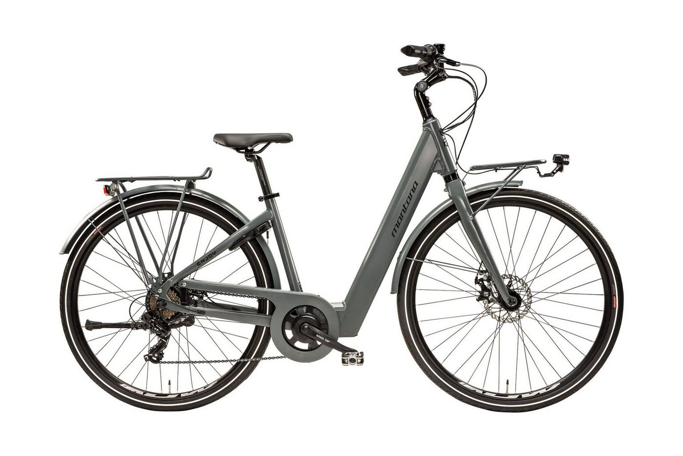 Montana Fahrräder E-Bike, 7 Gang, Kettenschaltung, 360 Wh Akku, Elektro-Citybike ENJOY Lady 28 Zoll von Montana Fahrräder