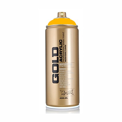 Montana : Gold : 400ml : Shock Yellow : Opaque : Ship By Road Only von Montana