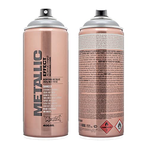 448744 Montana Metallic Effekt Silber – 400 ml (EMC7010) von Montana