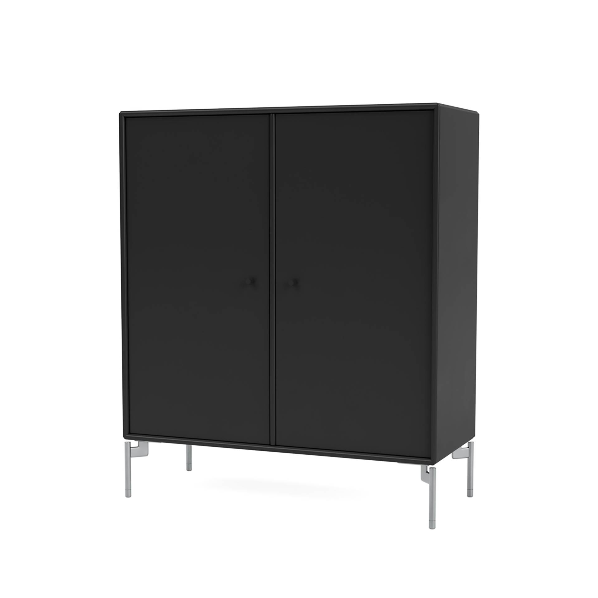 MONTANA // COVER - SCHRANK | 05 BLACK | BEINFARBE: MATTVERCHROMT von Montana