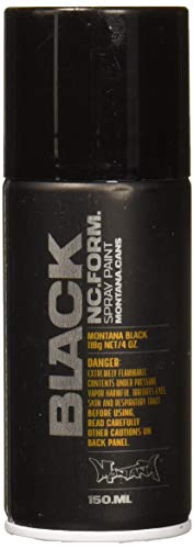 Montana BLACK Sprühdose POCKET CAN spider black - 150 ml von Montana