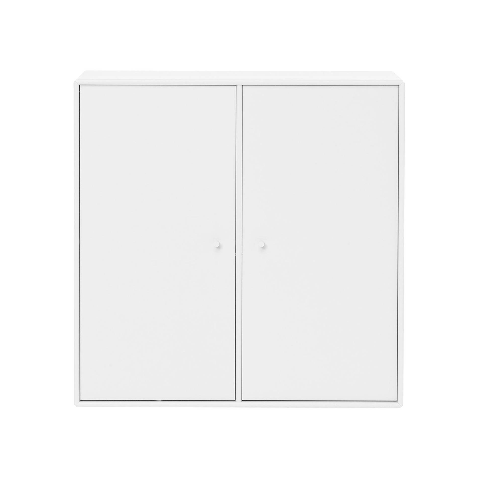 Montana - Cover Wandschrank 69,6x69,6x30cm - new white 101/lackiert/mit Einlegeboden/Incl. Wandaufhängung von Montana