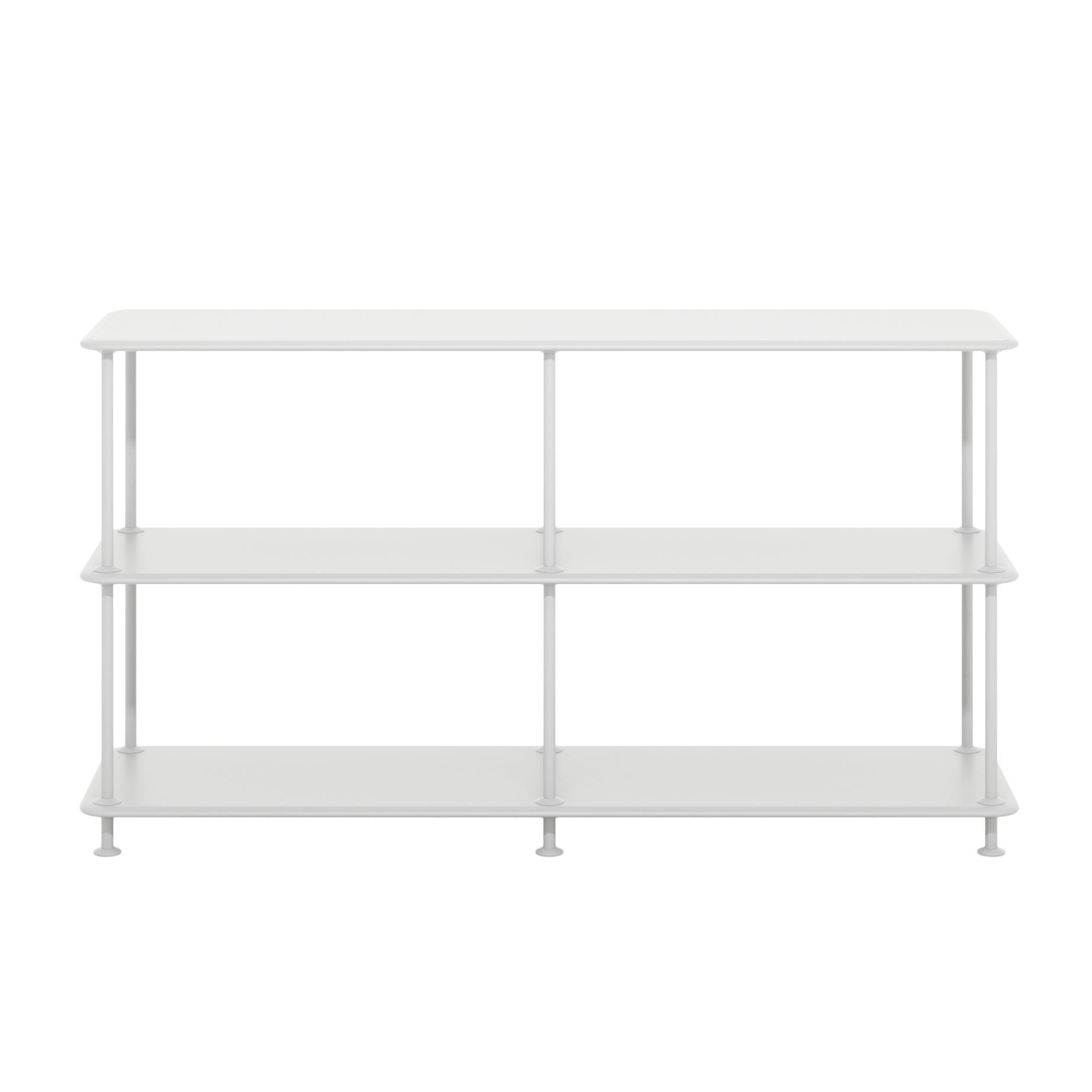 Montana - Free Regal - new white 101/lackiert/BxHxT 138,4x75,8x38cm/Wasserbasierter Lack von Montana