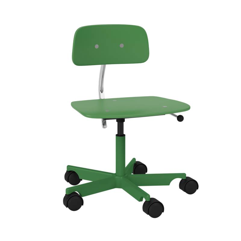 Montana - Kevi 2533J Kinderstuhl - petersilie 152/pulverbeschichtet/Sitz höhenverstellbar 55-71cm/für Kinder von 3-12 Jahren/mit Rollen/drehbar von Montana